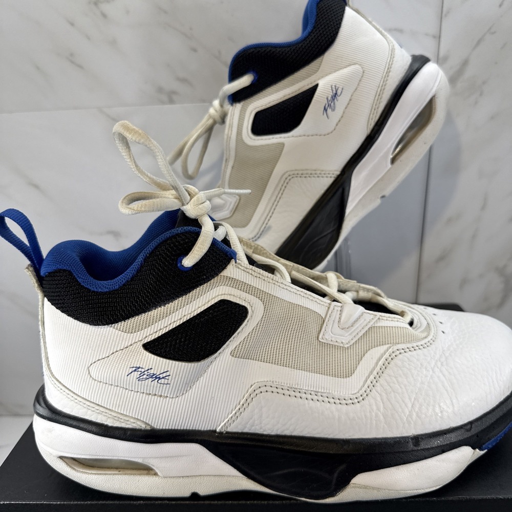 Nike✨Air Jordan✨Stay Loyal 3 (GS) Shoes✨White Black‎ Royal Blue✨FB9922-100✨Youth